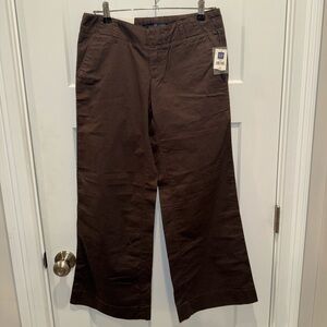 Gap Wide Leg Khaki Ankle Pants